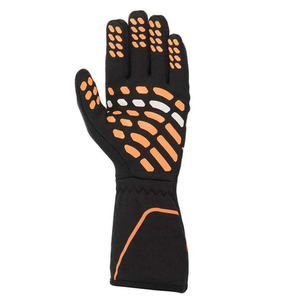 Custom Full Finger Racing Gloves Polyester Cotton Non Slip Grip Dot Karting Driving Sports Gloves Unisex OEM - Product Image 6