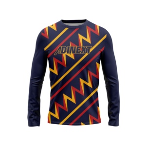 New Styles Round-Neck Gym T Shirts Quick Dry Mens Custom <b>Tshirt</b> Sports Long Sleeve T Shirt - Product Image 3