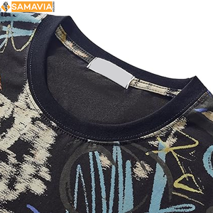 Samavia เสื้อยืดพิมพ์ลายซับลิเมชันสำหรับผู้ชายเสื้อยืดออกแบบและพิมพ์ลายได้ตามต้องการสำหรับผู้ชาย USA EU - Product Image 6