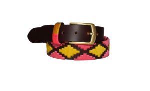Ceinture de sport en cuir de vachette de haute qualité pour dames Design de polo de luxe avec longueur personnalisée et boucle ardillon - Product Image 4