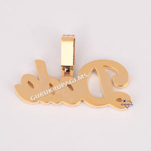 Pass Diamond Tester Lab Grown Lettre Pendentif Ice Out 14KT Or Massif VVS Clarté Glacé Hip Hop Fine Bijoux Certifiés IGI - Product Image 6