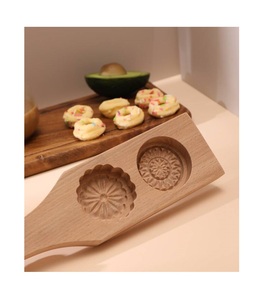 Vietnamese Handcraft Wooden Mooncake <b>Mold</b> Traditional Mid-autumn Festival Moon Cake Biscuit <b>Cookie</b> <b>Mold</b> - Product Image 2