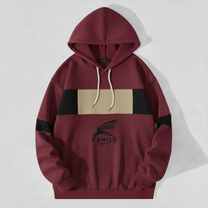 High Quality Custom Men's Solid Knitted Thermal Full Zip Winter Pullover <b>Hoodie</b> 100% Cotton Thick Faux Basics Cotton Blended - Product Image 4