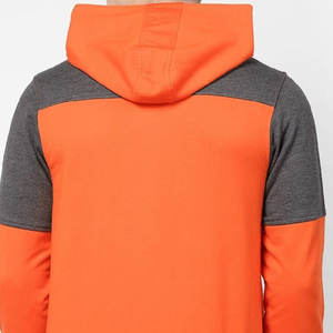 เสื้อมีฮู้ดแบบซิปของผู้ชายเสื้อสตรีทผ้าฝ้ายธรรมดาพิมพ์ลายดิจิตอลฤดูหนาวเทคนิคการย้อมสีพื้น - Product Image 5