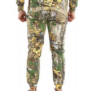 Pantalons cargo en denim premium en gros, imprimé léopard, camouflage, coton, jeans évasés pour hommes - Product Image 3