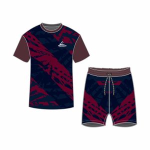New Arrival <b>Men's</b> Summer Thin Quick Drying Sportswear <b>Men's</b> <b>Set</b> With <b>Short</b> Sleeve <b>Top</b> <b>and</b> Sport <b>Shorts</b> - Product Image 5