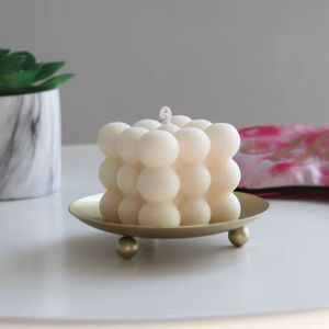 ถาดโลหะอลูมิเนียมรองเทียน2025ออกแบบล่าสุด - Product Image 1