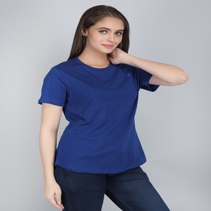 Mujeres cuello redondo verano Mujer trajes cuello redondo Regular Top mujer gráfico personalizado algodón camisas mujeres impreso manga camiseta tops - Product Image 2