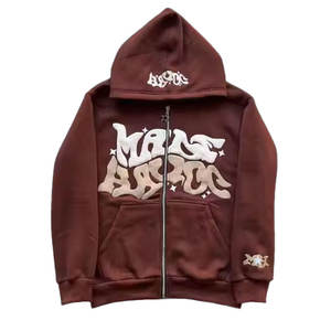 เสื้อมีฮู้ดผ้าฟลีซสำหรับผู้ชายและผู้หญิงผ้าฝ้าย100% พรีเมียมแบบปักโลโก้ได้ตามต้องการ - Product Image 3