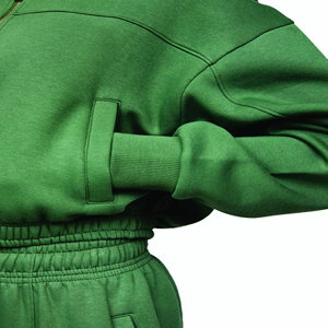 เสื้อมีฮู้ดไร้สายชุดวอร์ม2ชิ้นและกางเกงวอร์มสำหรับผู้หญิงชุดวอร์มกางเกงวอร์มและสตูว์มีฮู้ด - Product Image 5