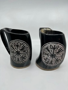 Alliance Craft Tasse à corne de buffle écologique Excellente qualité Fourniture en vrac pour café Agate Bière Tous animaux - Product Image 2