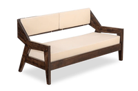 Kusum Art Sheesham-Holz Ledersofa-Set für Wohnzimmer, Hotel, Restaurant, Lager, Villa, Esszimmer, Modernes Design, Exportqualität