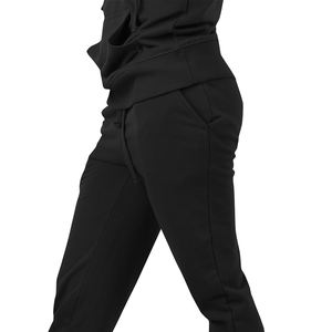 Pantalones ligeros de algodón y poliéster con logotipo personalizado para mujer para verano, pantalones elegantes de oficina con bolsillos laterales - Product Image 6