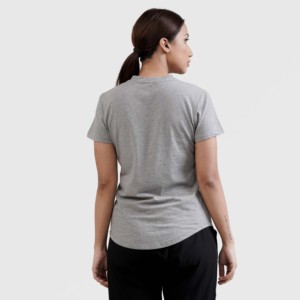 Camiseta Gym for Armour 2.0 (Gris Jaspeado) 100% Algodón Jersey Transpirable Ropa Deportiva con Decoración de Logotipo - Product Image 2