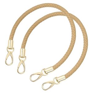 Correa de Repuesto para Bolso de Mano, 2 Piezas, 50cm/19.69 Pulgadas, de Cuero PU Trenzado Resistente, con Hebillas Metálicas, para Bolsos de Mano y Bolsos de Hombro - Product Image 1