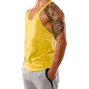 Vente en gros au Pakistan Débardeur XL décontracté pour homme Design innovant de marque avec décoration imprimée Tarifs bon marché Stringer Blanc - Product Image 2