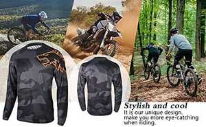 Camiseta de Motocross de Manga Larga Personalizada, Nueva, para Descenso, Camiseta de Motocicleta Todoterreno, de Alta Calidad, Transpirable y Ligera - Product Image 4