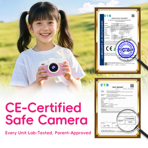 <b>Cartoon</b> Children Baby Birthday Christmas Digital <b>Camera</b> with Mini HD Screen USB Type-C 300mAh Battery 2-3" Screen for Kids - Product Image 2