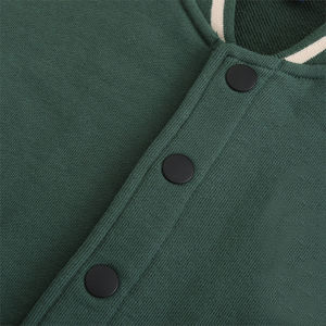 Chaqueta de béisbol universitaria personalizable para hombre, alta calidad, 100% algodón, cuello levantado de un solo pecho, bordado de estilo universitario de invierno - Product Image 5