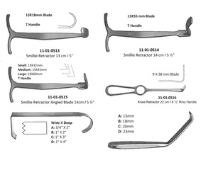 Retractores de palancas ortopédicas para huesos Instrumentos de acero inoxidable Maher Instrumentos quirúrgicos Mahersi - Product Image 1