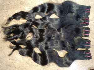 Extensions tissées de cheveux Remy indiens vierges de haute qualité bruts 30 pouces Style de boucles sensation de main douce longueurs étirées 8 28 pouces - Product Image 6