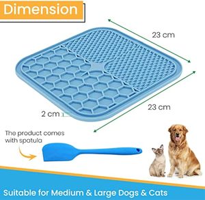 HILIM Wholesale Silicone Cat and <b>Dog</b> Licking <b>Mat</b> BPA Free Non Slip <b>Feeding</b> Pad Dishwasher Safe Slow Feeder Calming Solution - Product Image 2