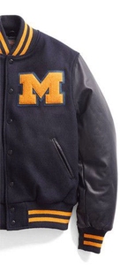 New High Quality Stylish Fashion Men's Winter Waterproof <b>Fleece</b> Varsity <b>Jacket</b> with Customizable Design - Product Image 3