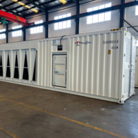Kontainer Pendingin Hidro US DrolinBox High Density 40ft 192 Unit S19 Hydro Turnkey untuk Penambangan Bitcoin PUE 1.06