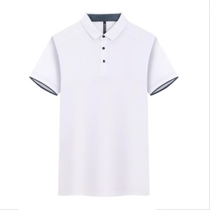 Polos de golf para hombre, uniforme de negocios liso Unisex de secado rápido de seda de morera de calidad superior de lujo - Product Image 4