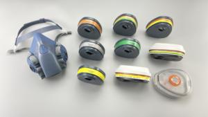 Masker Gas kimia dapat digunakan kembali Respirator setengah wajah silikon 7502 kualitas tinggi digunakan dengan 6003 kartrid Gas 7093 Filter partikulat - Product Image 5