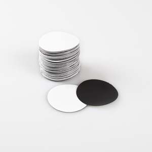 Parti tagliate in foglio magnetico Ø70mm - 50 pezzi in un set - Product Image 1
