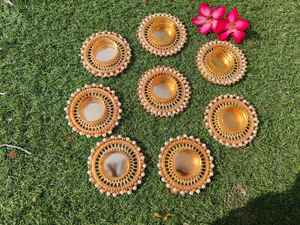 Candelabros artesanales, portavelas Diyas para Diwali Mehndi Haldi y decoración de boda, regalos de Festival, accesorios para el hogar, regalo - Product Image 5