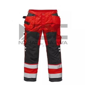 Vêtements de travail haute visibilité vente en gros, pantalon de travail multi-poches pour hommes. - Product Image 1