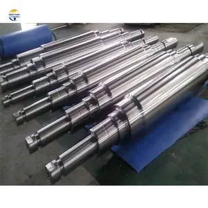 China Professional Manufacturer Custom Large Forged Steel Mill Roll Shaft Forging Roller Shaft For Large Mechanical Components