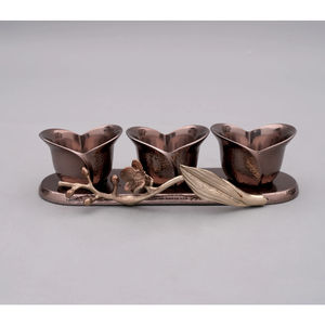 Three Layer Decorative Stand Chocolate Bowl for Snacks Fruits and Dry Fruits Elegant <b>Glass</b> Serving Chocolate Bowl - Product Image 6