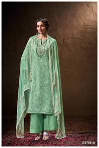 Ropa de fiesta india y pakistaní bordada de algodón de primera calidad Salwar Kameez Collection a precio mayorista - Product Image 3