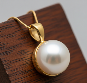 จี้สร้อยคอแฟชั่นสไตล์โบฮีเมียนสีเงินสเตอร์ลิงสุดหรูจี้ไข่มุกน้ำจืดรักษาจี้คริสตัล - Product Image 3