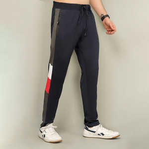 กางเกงวอร์มผ้าคอตตอนสำหรับผู้ชายกางเกงกีฬาผ้าคอตตอนผ้าสเวตเตอร์ผ้าเกล็ดปลาหลากสี - Product Image 4