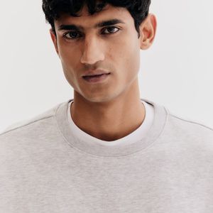 crew neck pullover soft blend fabric breathable fit with <b>long</b> sleeves ideal for jogging and travel use - Product Image 6