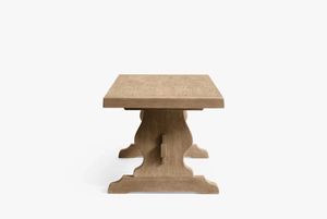 <span class=keywords><strong>Tavolo</strong></span> da Pranzo in Legno Esteso, Elegante, Stabile, Robusto e Durevole, Realizzato a Mano, per Villa Moderna di Lusso, Arredamento Interno per Casa e Hotel - Product Image 2