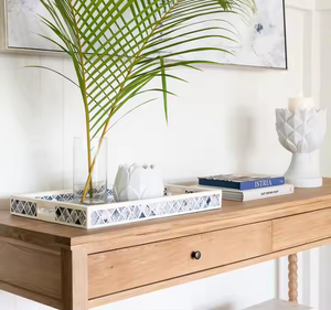 Nouveaux plateaux de service décorés en incrustation de nacre pour les utilisations de cadeaux et les utilisations domestiques Plateaux de service à bas prix - Product Image 2