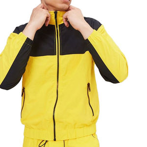 Hombres al aire libre al por mayor rompevientos prendas de vestir Slim Fit ropa de invierno burbuja hombres lado raya gimnasio desgaste chaqueta de entrenamiento para hombres - Product Image 1