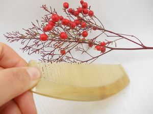 หวีเขาควายเครื่องมือจัดแต่งทรงผมใหม่ล่าสุดพร้อมเทคนิคขัดเงางานฝีมือสไตล์สัตว์ - Product Image 5