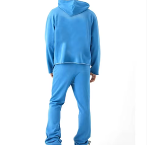 ชุดวอร์มมีฮู้ดลายพิมพ์เรียบง่ายสำหรับผู้ชาย แฟชั่นฤดูหนาวรักษ์โลก-ขายส่ง - Product Image 5