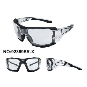 Dual-Injected Temple and PVC Nose <b>Pad</b> Safety Eyewear Durable Polycarbonate Lens <b>Eye</b> Protection - Product Image 5