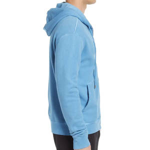 Sweat à capuche zippé pour homme pour les entraînements et les tenues décontractées Sweat à capuche zippé en tissu doux pour homme pour un confort décontracté - Product Image 3