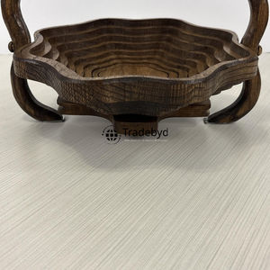 ตะกร้าเก็บผลไม้อบแห้งและขนมขบเคี้ยวไม้แบบทันสมัย เป็นมิตรกับสิ่งแวดล้อม ผลิตด้วยมือ คุณภาพพรีเมียม อเนกประสงค์ จาก Tradebyd - Product Image 4