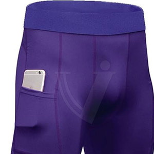 2025 Leggings de compresión de cintura alta personalizados para hombre Pantalones de precio de fábrica de la mejor calidad para hombre - Product Image 6