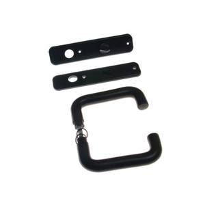 Porte, poignée de sécurité, plastique 72 WC-noir - Product Image 1