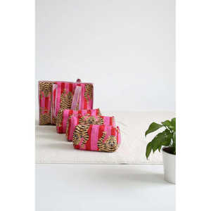 Bolso Bohomin Portátil con Estampado de Leopardo, Juego de 3 Piezas: Mini Bolso Tote, Bolsa Utilitaria y Estuche con Cremallera Resistente al Agua y Bordado - Product Image 3